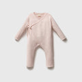 Knit Heirloom Organic Kimono-Pink